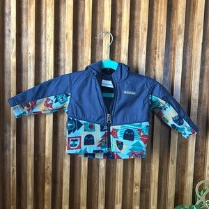 COLUMBIA 3-6 Mo Steens Mt Overlay Hoodie Jacket.